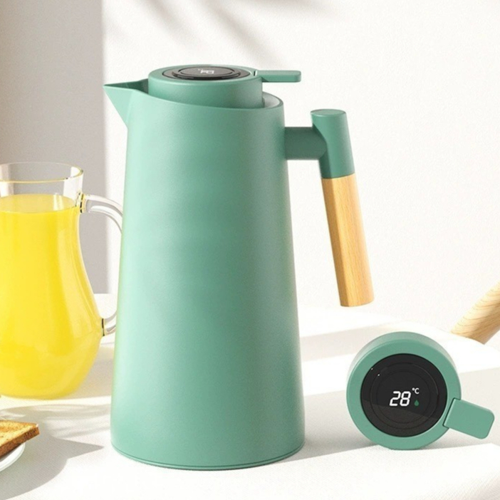 Garrafa Térmica 1 Litro Com Termômetro Led Para 