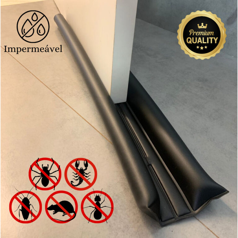Protetor Rolinho Veda Porta Impermeável 70cm e 80