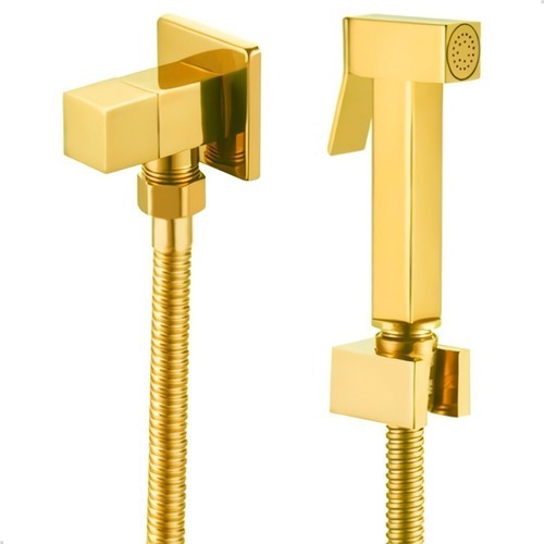 Ducha Higiênica Quadrada Metal Inox Chuveirinho I