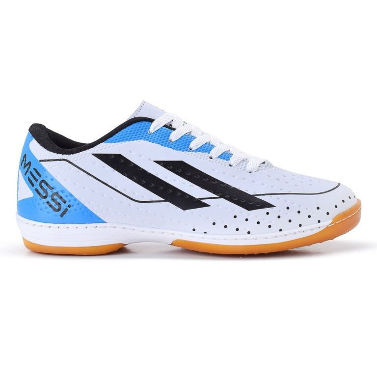 Chuteira Futsal Unissex Allads Branco Quadra Salã