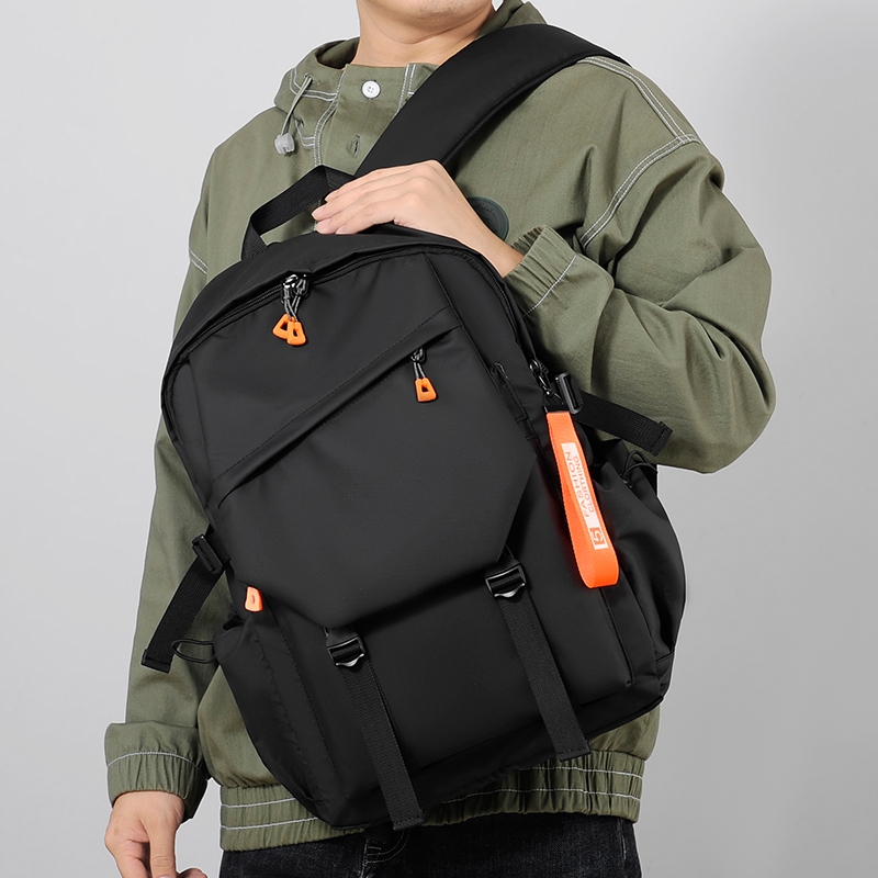 Mochila A Prova Dágua Premium Viagem Escola Trabalho Resistente Preto Cinza Grande