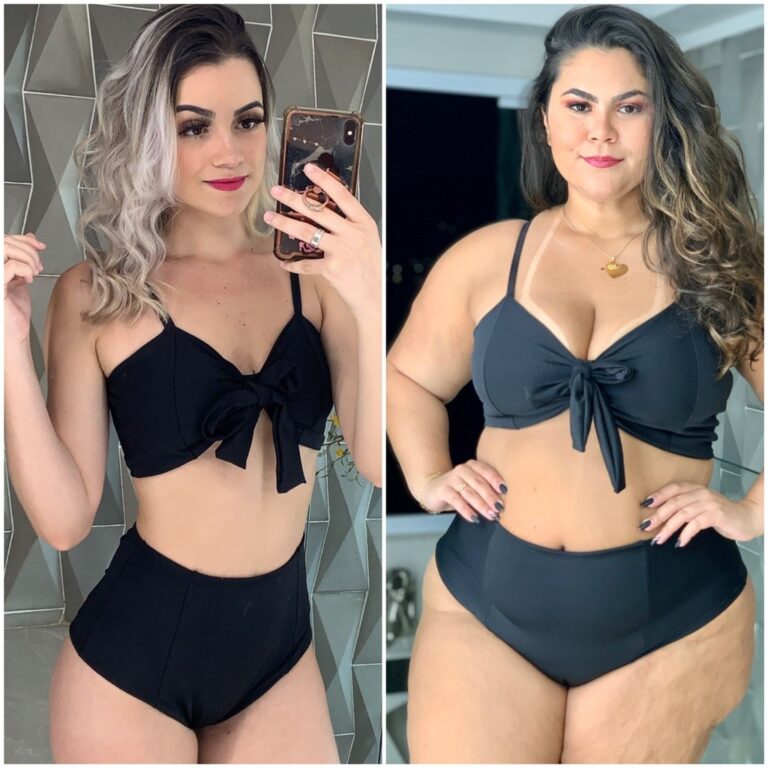 Biquíni Feminino Cintura Alta Hot Pants Top de La
