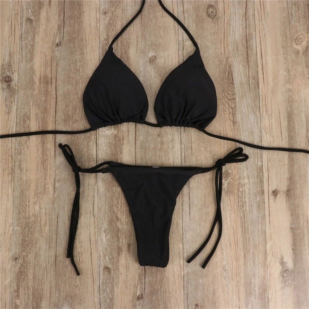 Biquini Feminino Cotininha Fio Dental Sem Bojo Moda Verão Ideal Para Maquinha