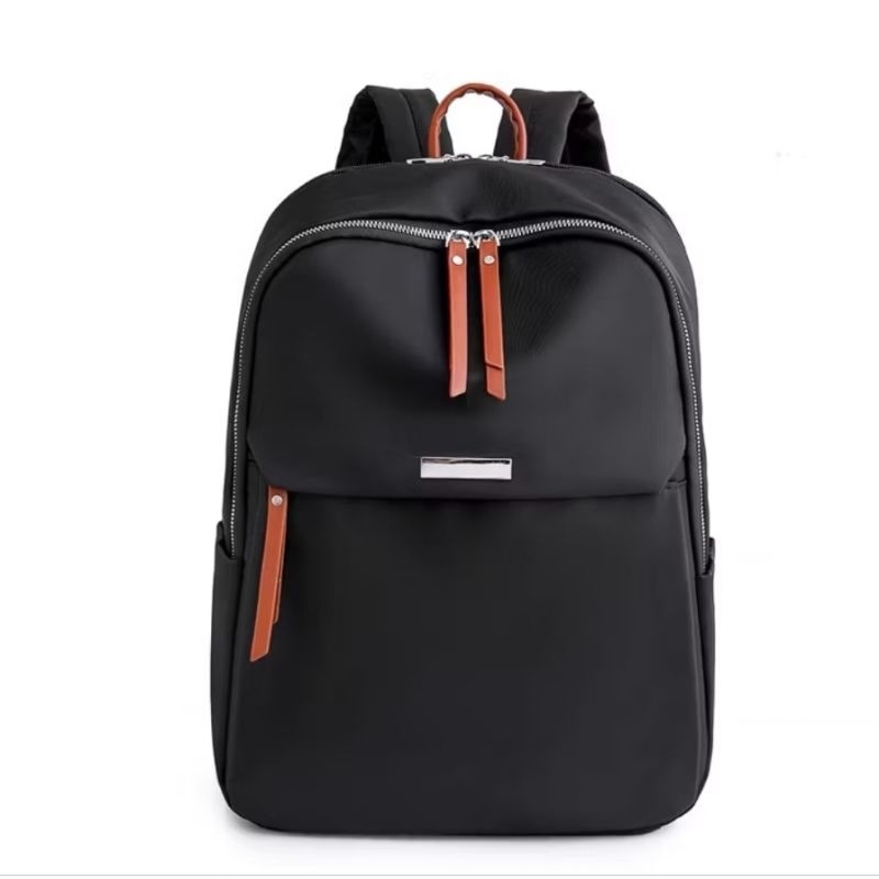 Mochila para laptop de grande capacidade Bolsa para livros escolar de nylon