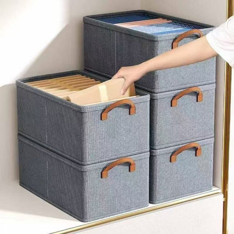 Cesto Organizador de Guarda Roupas Reforçado Caix