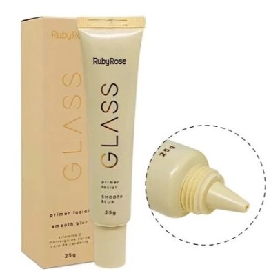 Primer Facial Glass Ruby Rose Smooth Blur Uniforme