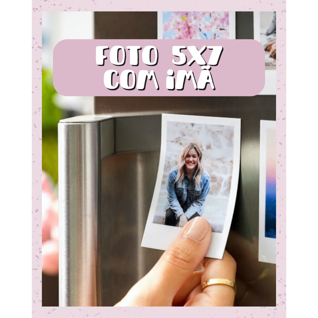 Fotos com Ímã Personalizadas 5×7  Decoração de Geladeira | Presente Criativo, Lembrança Especial