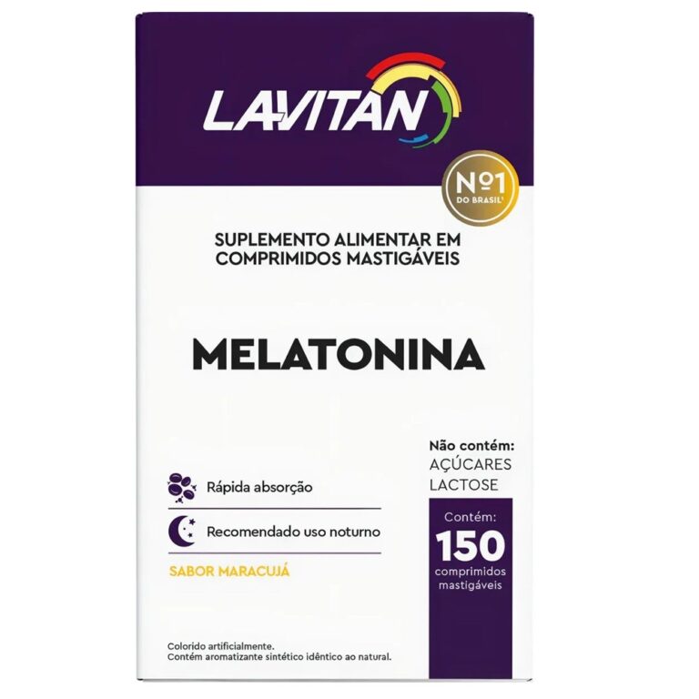 Lavitan Melatonina Maracujá Com 150 Comprimidos &