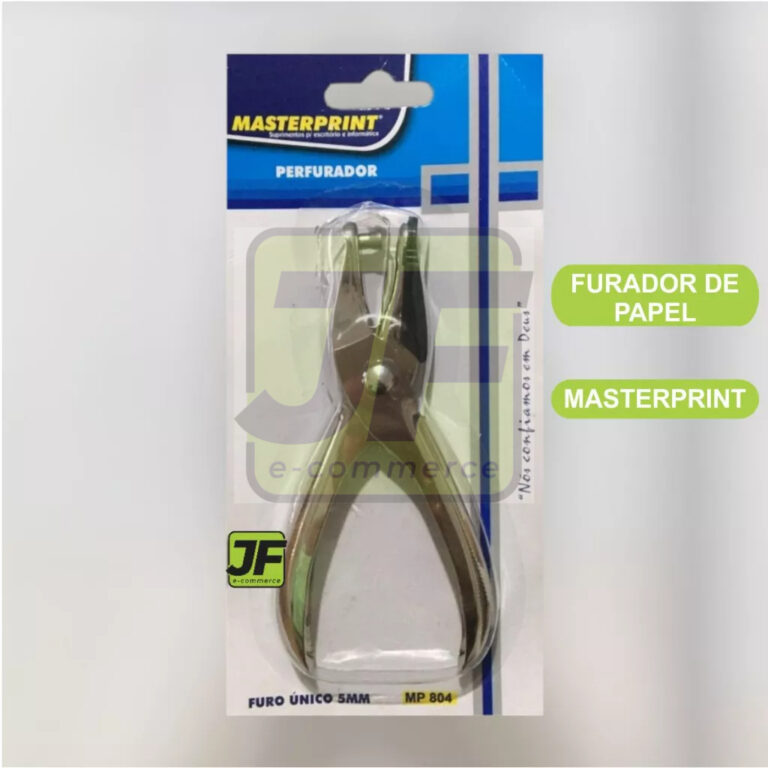Alicate furador de papel 6mm furo único Masterpri