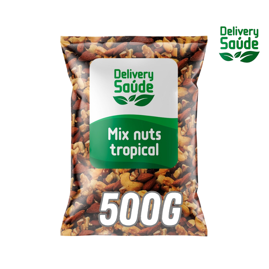MIX PREMIUM NUTS 500g – Castanha Caju/ Para/ Amendoas/ Nozes/ GojiBerry/ Uva Passas/ Amendoim