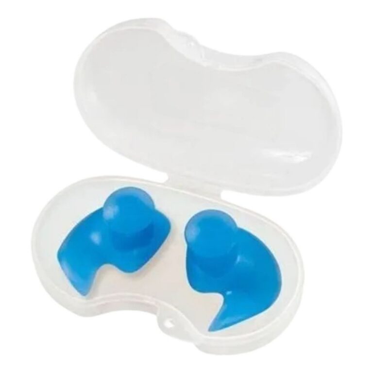 2 Protetor Auricular + Estojo Ouvido Natação Sil