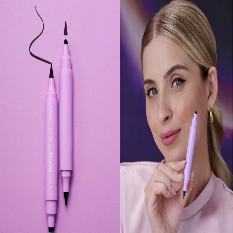 Caneta Delineadora 2×1 Mood Ponta Fina Carimb