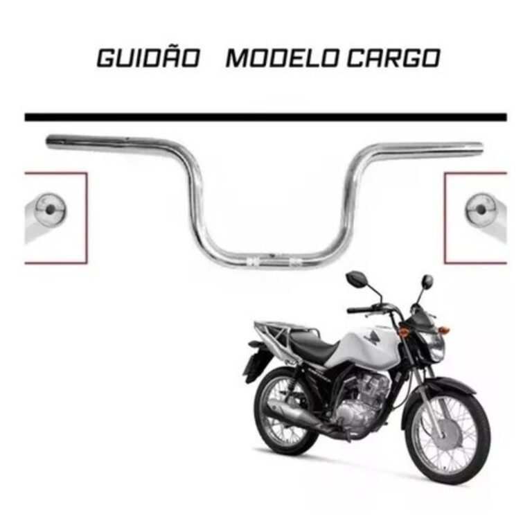 Guidão motoboy alto Cg 125/150/160 Fan e start &#