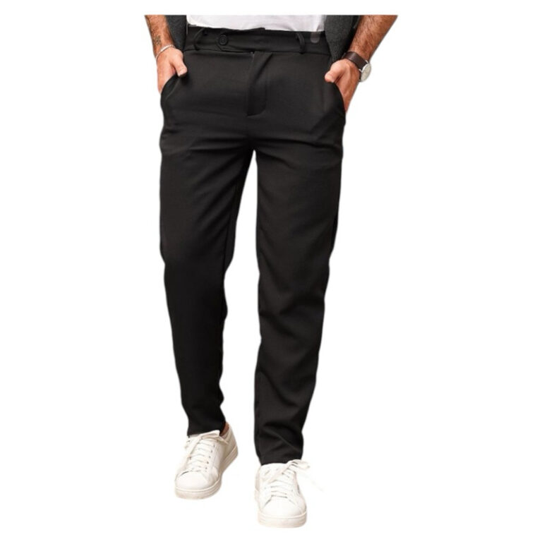 Calça Masculina Alfaiataria Corte Reto Social