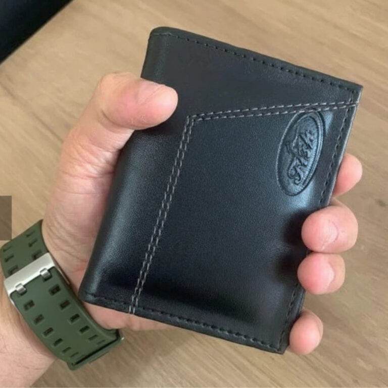 Carteira masculina Couro Sintético Compacta Cart�