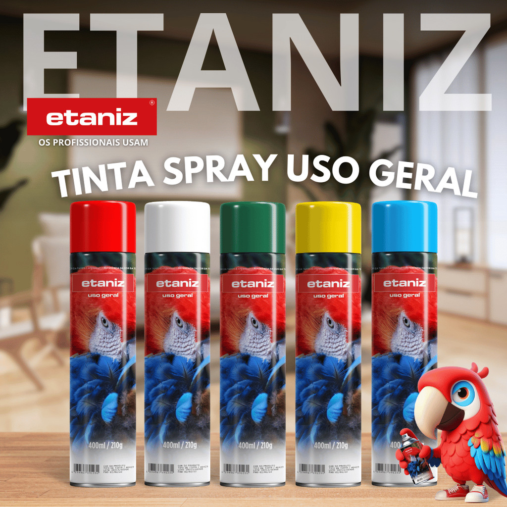 Tinta Spray  Todas As Cores 400ml Uso Geral E Automotivo