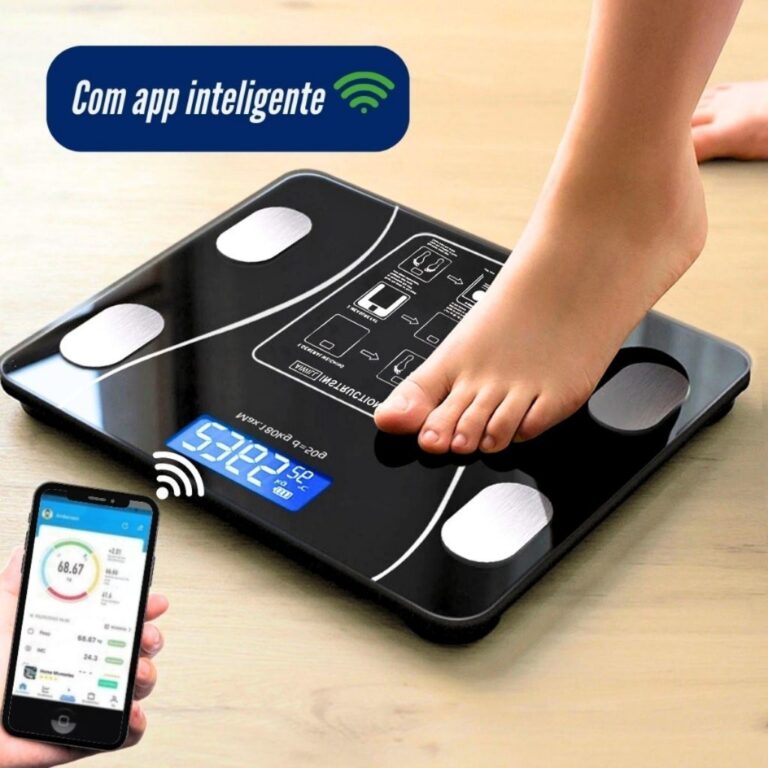 Balança Inteligente com Bioimpedância, App Integ