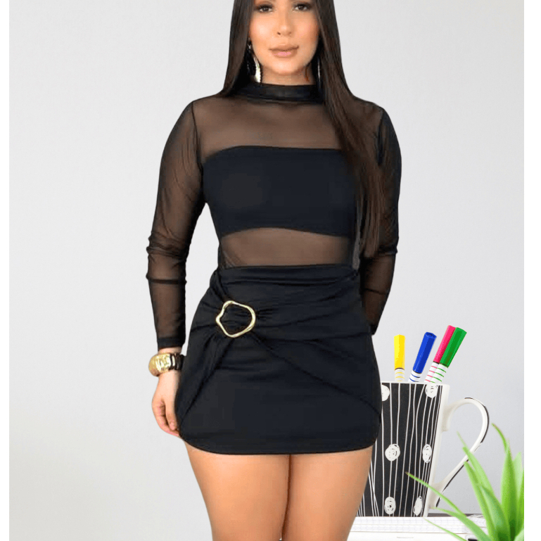 Short Saia Em Neuprene Com Argola