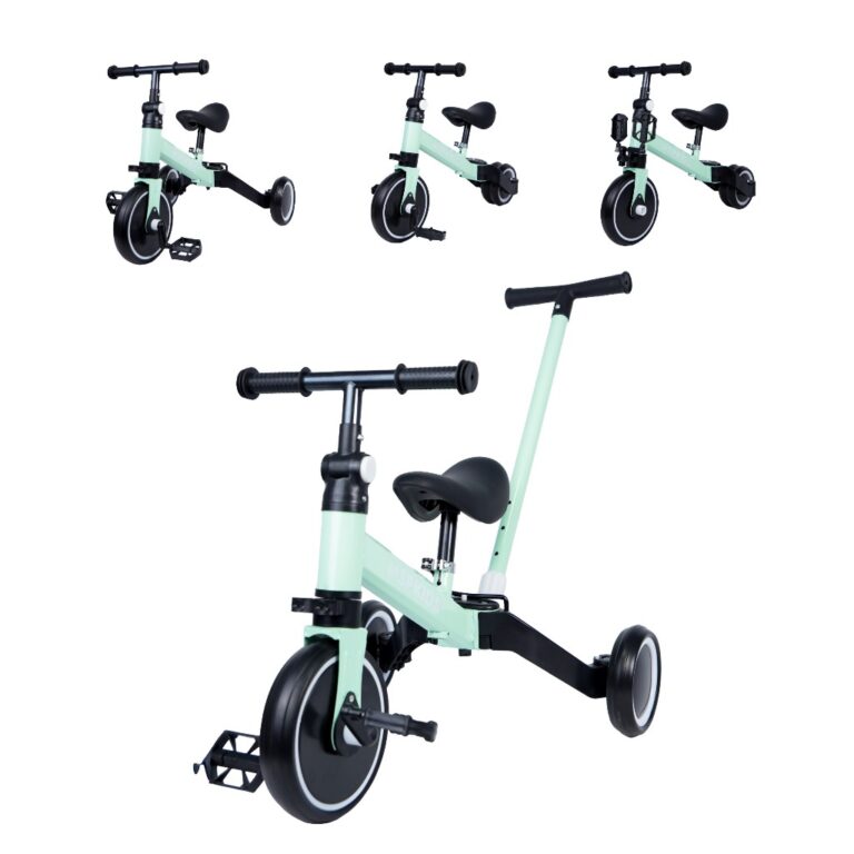 Triciclo 5 em 1 Bicicleta de Equilibrio Com Empurr