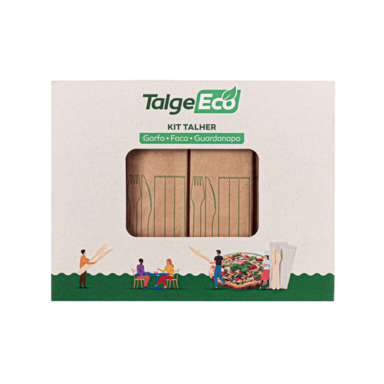 kit Talher de Madeira 100UN – Talge Eco