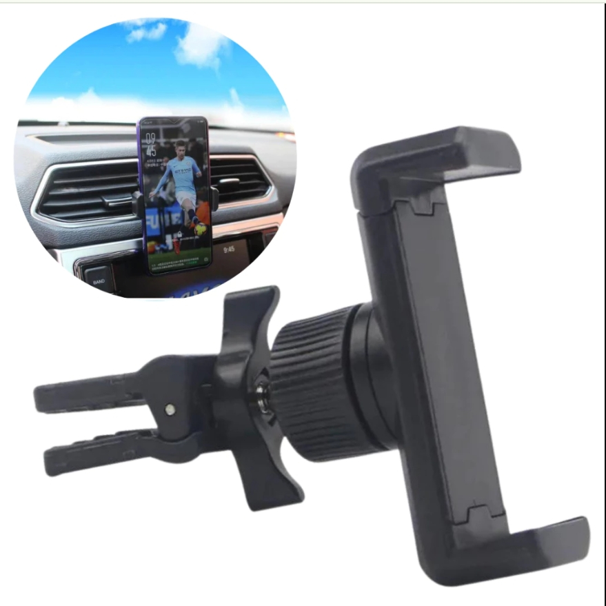 Suporte Celular E Gps Veicular Saida de Ar condicionado Grampo Ajustável 360° Hmaston