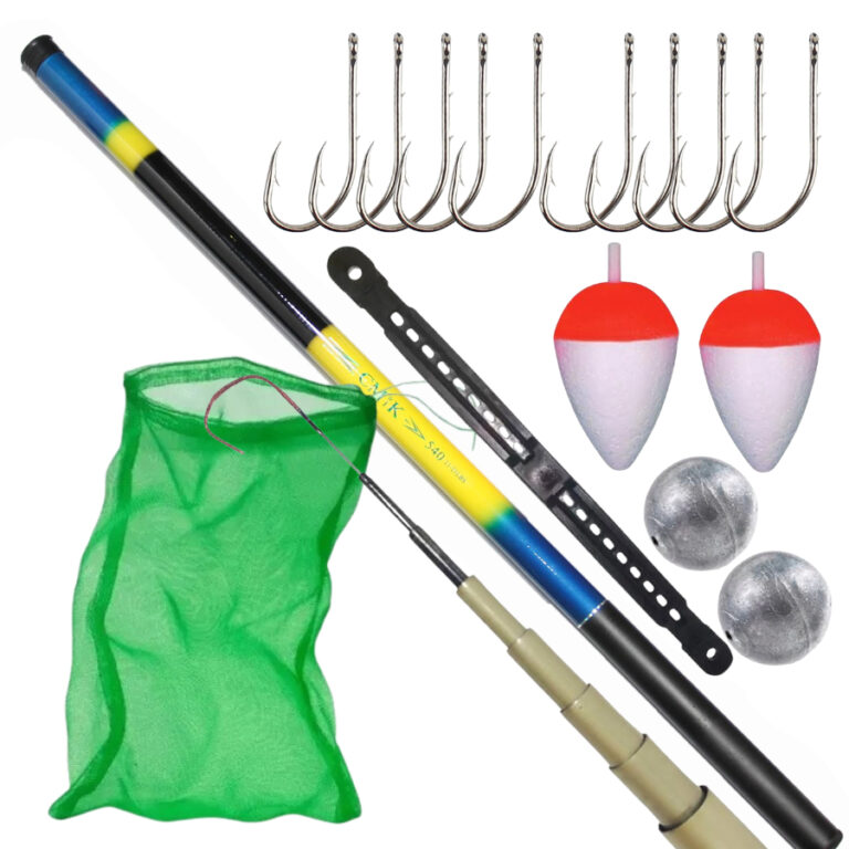 KIT PESCA COMPLETO VARA TELESCOPICA 1,80 COM ANZOL