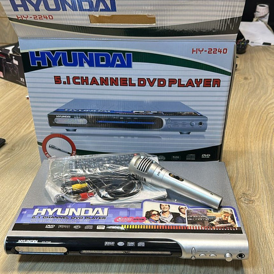 Reprodutor DVD de Mesa Com Controle Remoto e Micro