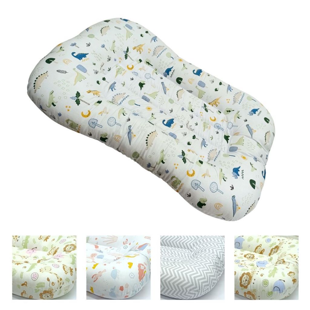 Ninho Redutor Casulinho de Berço Menino e Menina Estampado 100% Algodão – Dupla Face- Várias Cores