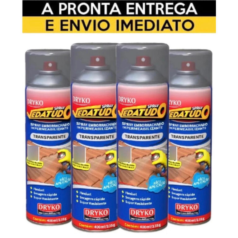 Kit 04 Borrachas Manta Líquida Impermeabilizante