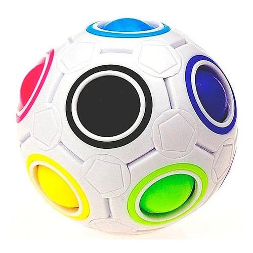 Cubo Mágico Bola Fidget Toy Puzzle Rainbow Ball A