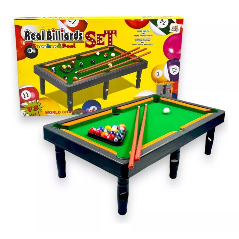 Mini Mesa De Sinuca Com Pézinho Bilhar  Infantil 