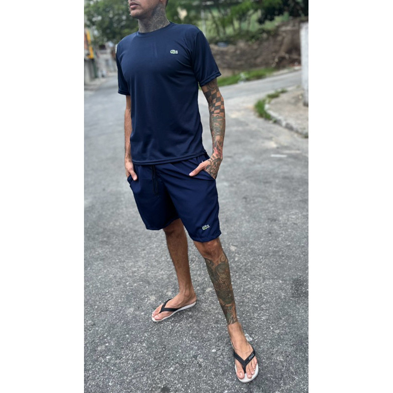 CONJUNTO DRY-FIT CAMISETA + BERMUDA LANÇAMENTO PROMOÇÃO