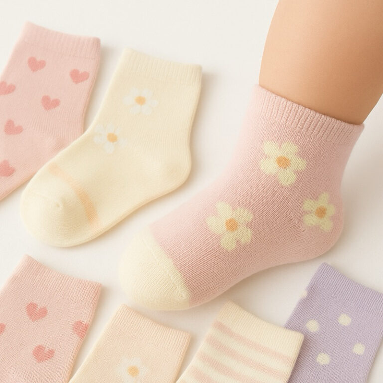 Kit De 3 a 12 Pares De Meias Recém-Nascidos Menin