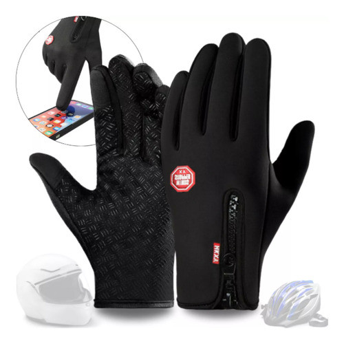 Luva Moto Bike Impermeável Prova Dagua Touch Term