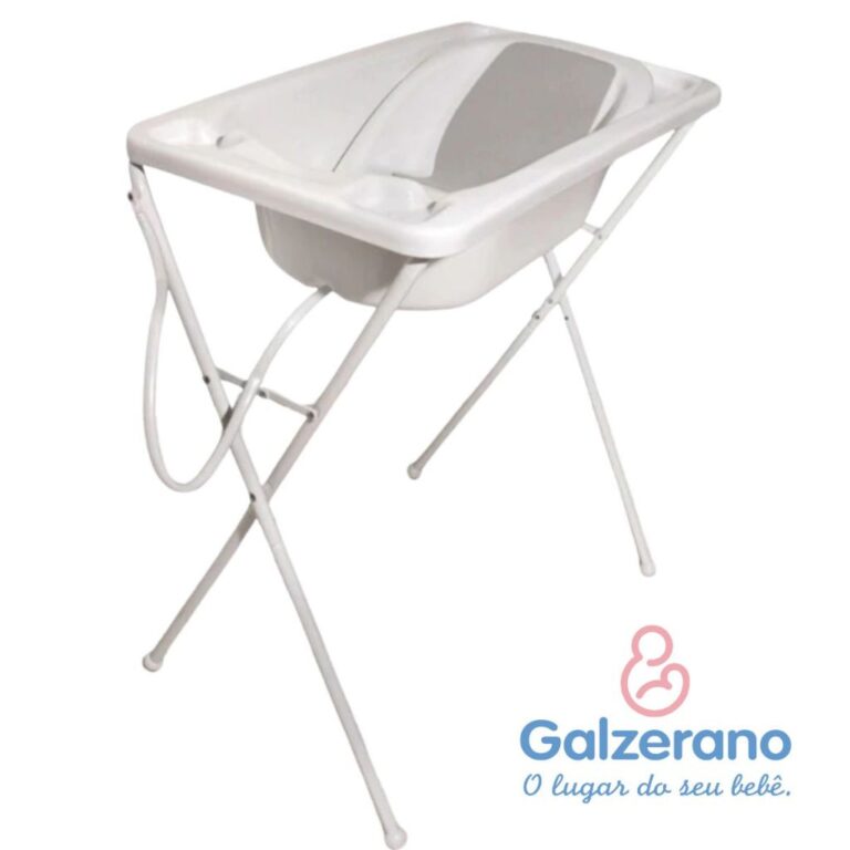 Banheira Galzerano Acqua Trio com Suporte Dobráve