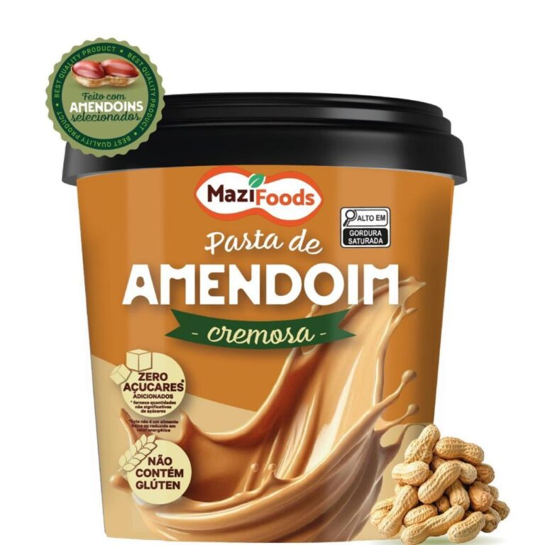 Pasta de amendoim integral cremosa 1,01KG MAZI