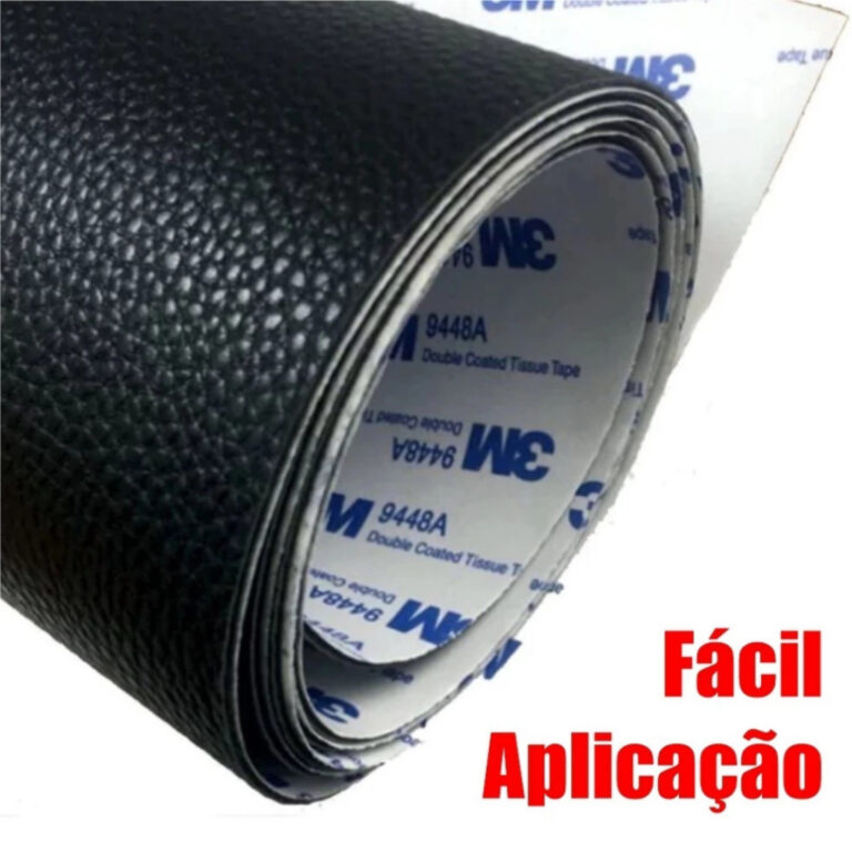 Couro Auto Adesivo para Reparo e Revestimento Sof