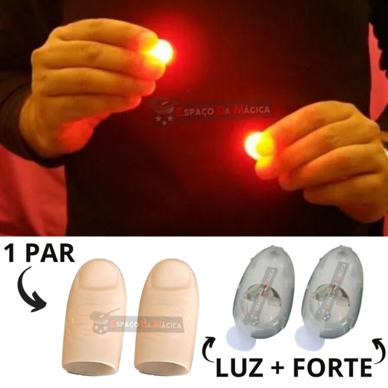 Magica 2 Dedo Led Luminoso Luz Truque Iniciantes A