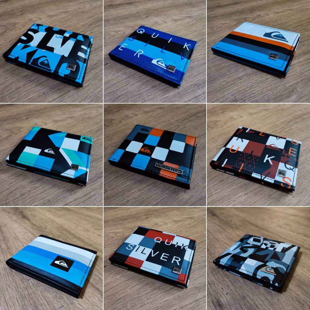 Carteira Quiksilver Masculina Compacta Diversos Modelos