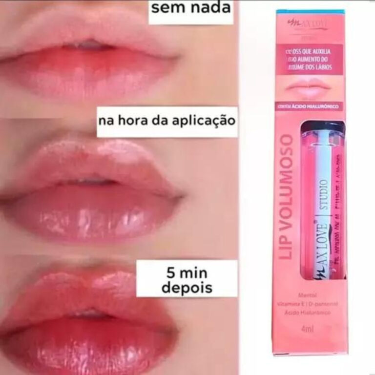 Lip Balm Bocão Max Love Aumenta Volume Lábios Gi