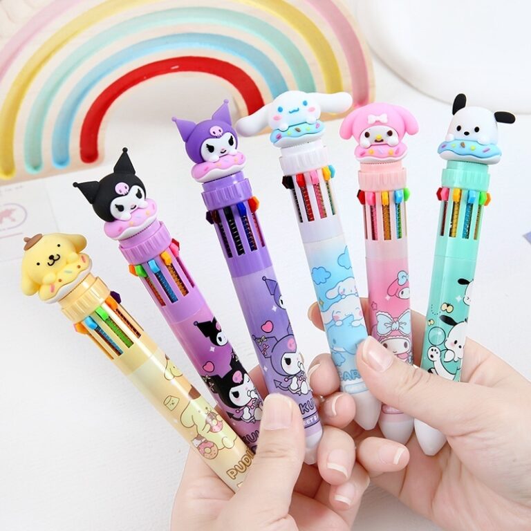 1 caneta 10 em 1 papelaria divertida 10 cores cane