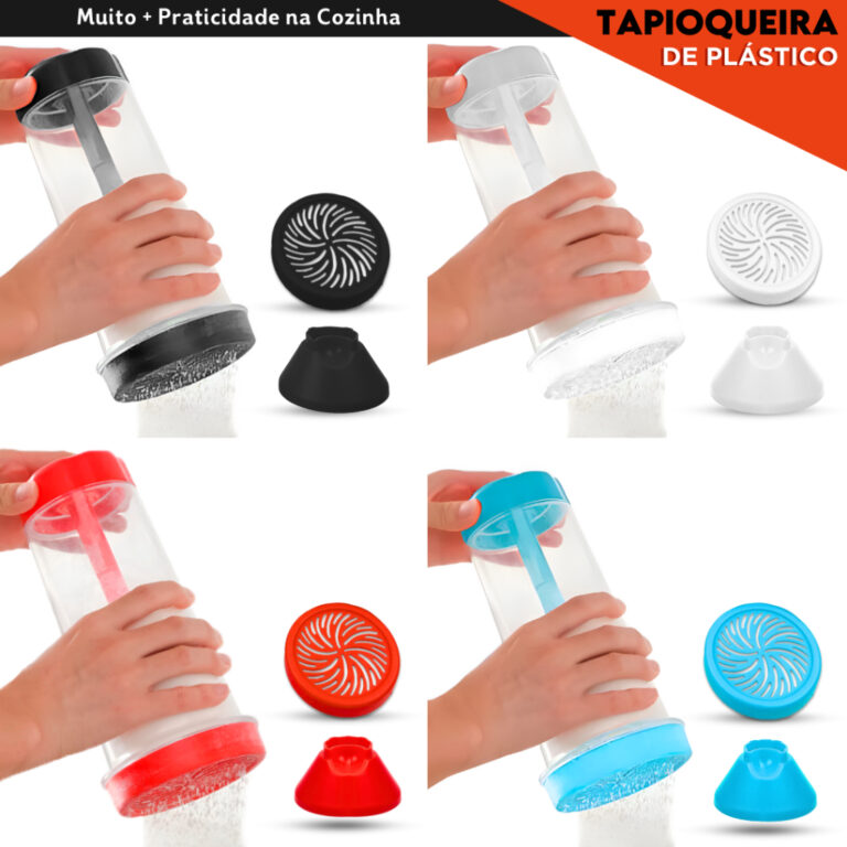 Tapioqueira Peneira e Armazena Polvilhador De Tapi