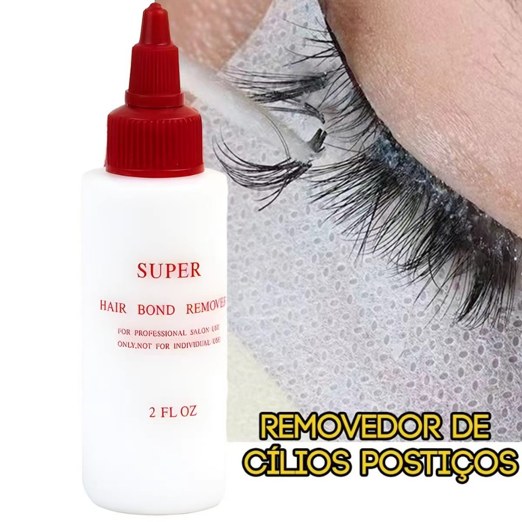 Kit Cola Para Extensão de Cílios 30ml + Loção Removedor de Cola 60ml