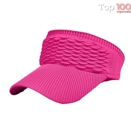 Viseira Sport de Tecido Ajustável Confortável e 