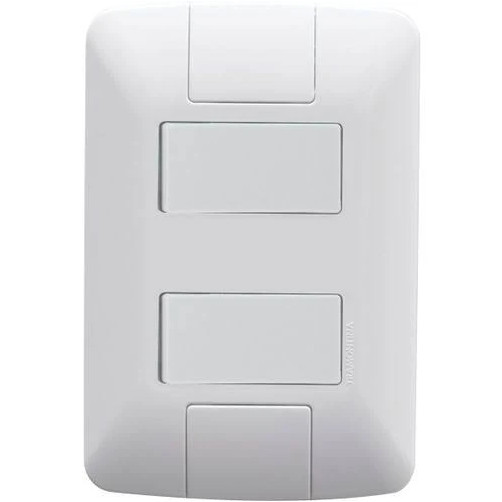Conjunto 2 Interruptores Paralelos C/ Placa 250V/6