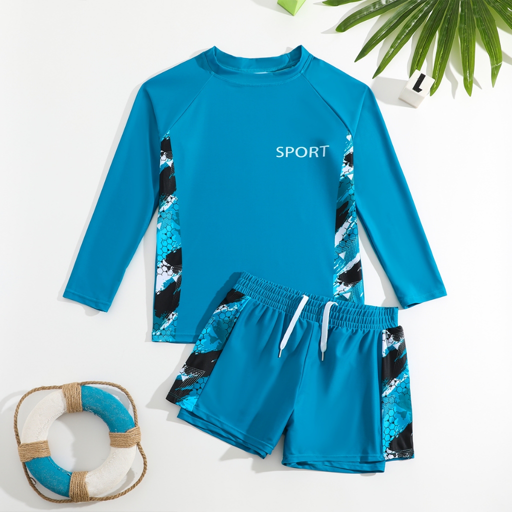 WD VEST Conjunto de Praia Juvenil Masculino – Proteção e Estilo em Um Só Look 2024 J3113