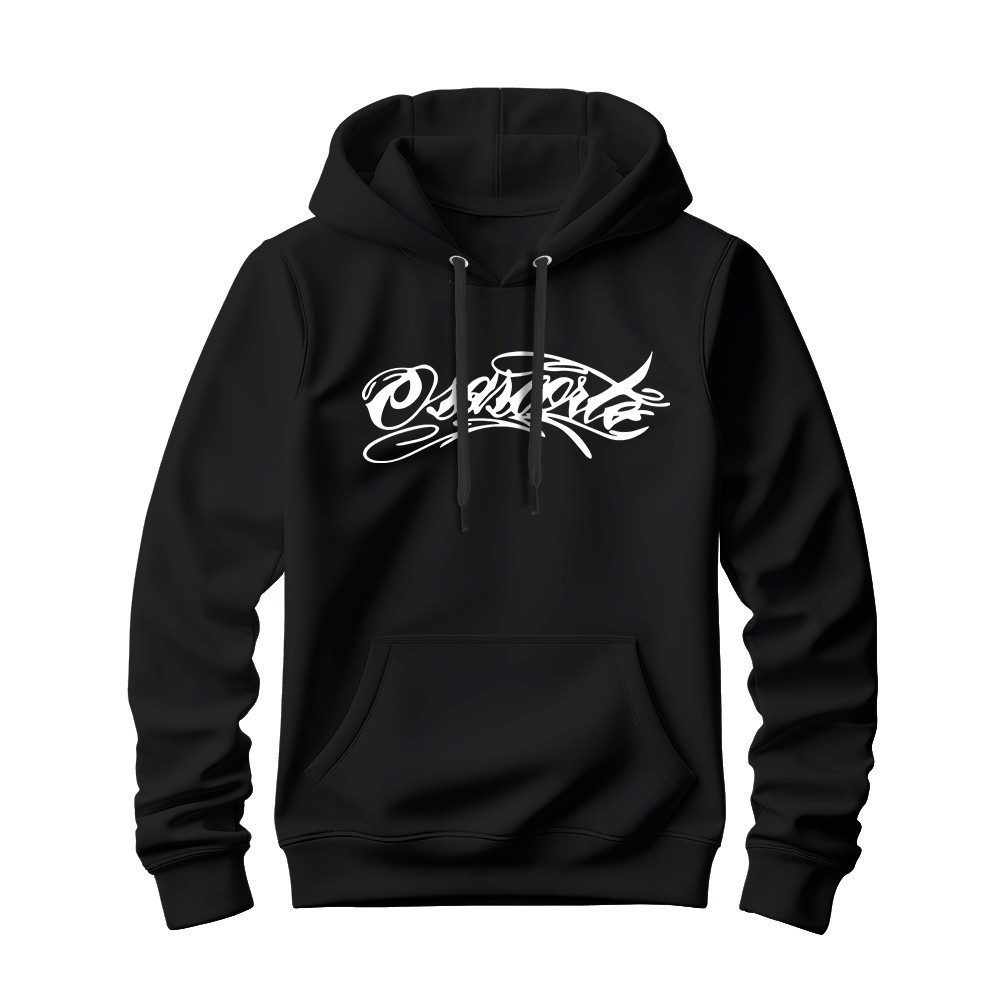 Moletom Osascorte Masculino Grau Blusa de Frio Unissex Canguru Casaco Motoqueiro