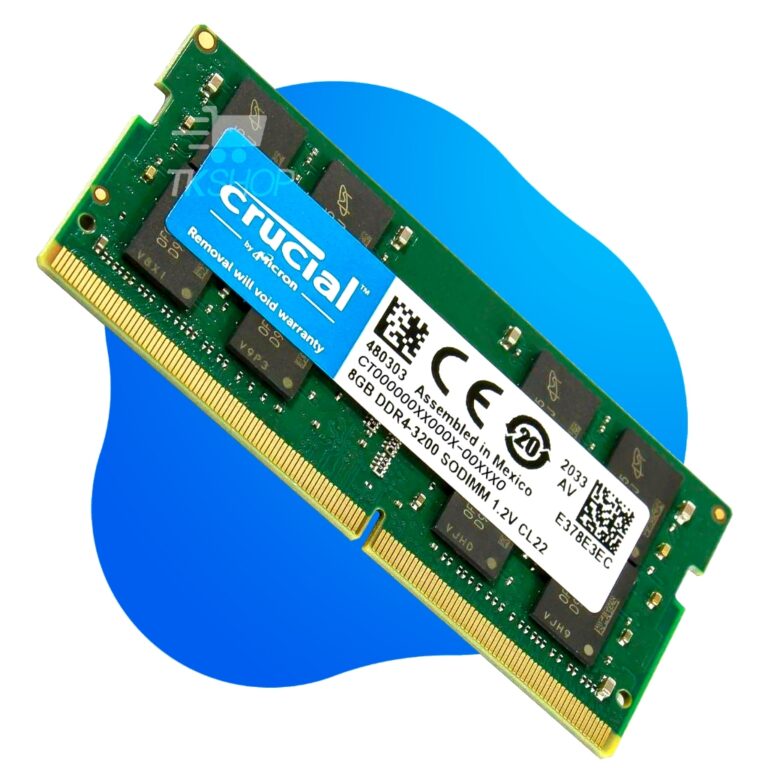 Memória RAM 8GB DDR4 3200Mhz Crucial SODIMM Noteb