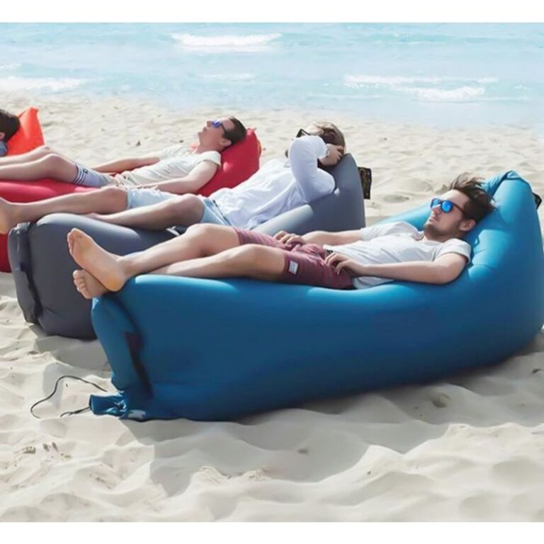 Sofa Inflavel Preguicoso Camping Praia Saco De Dor