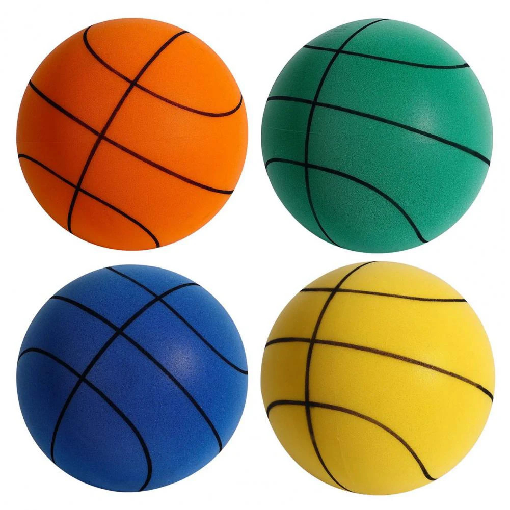 Bola De Basquete Silenciosa 26cm Treino Interno n.7 Cheia